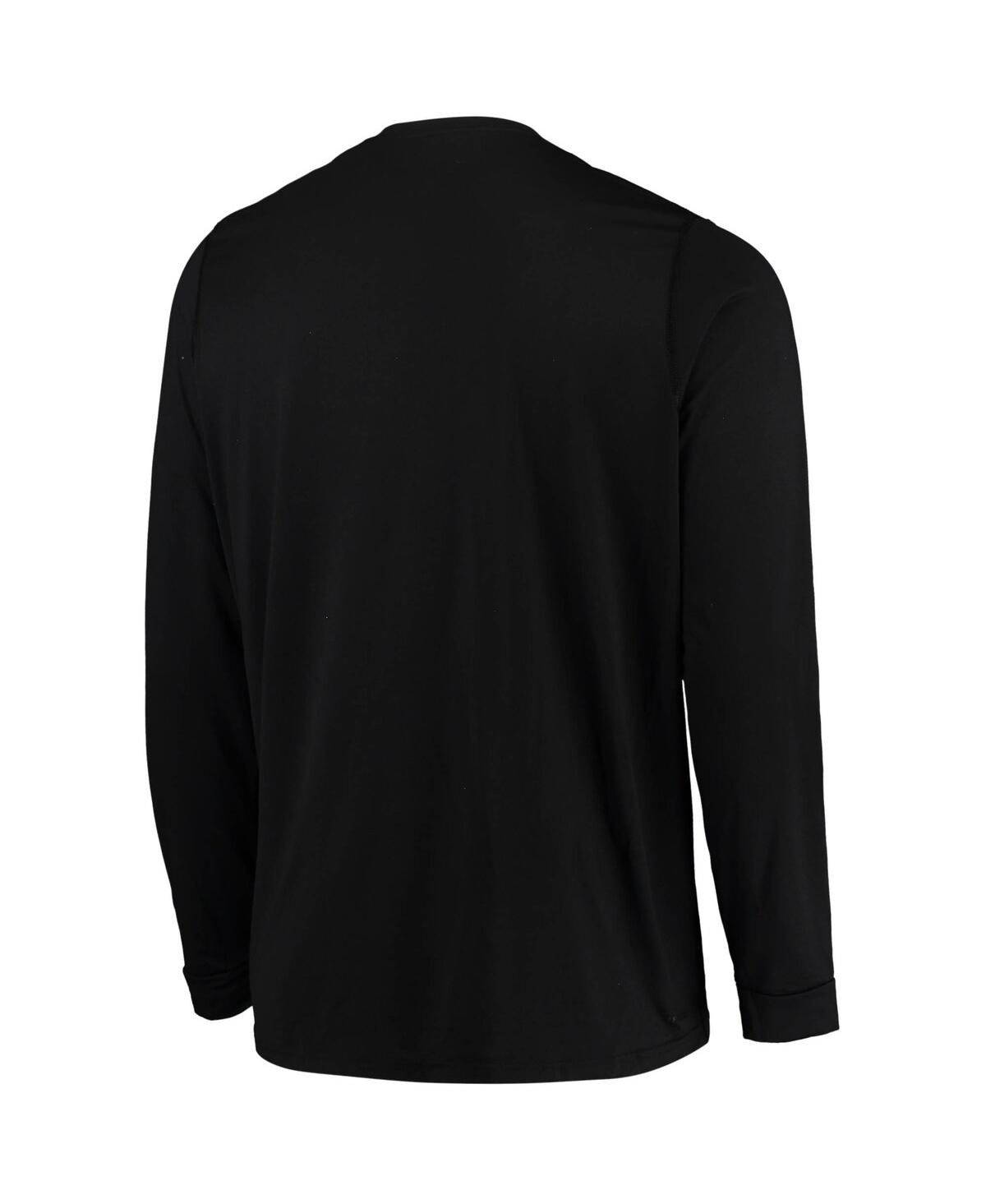 Shop Adidas Originals Men's Adidas Black Philadelphia Flyers Dassler Aeroready Creator Long Sleeve T-shirt