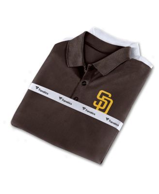 Men's Brown, White San Diego Padres Polo Shirt Combo Set
