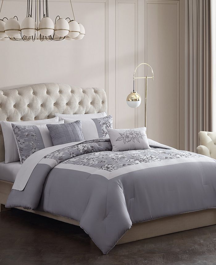 Hallmart Collectibles Victoria 9 Piece Comforter Set, Full & Reviews Comforter Sets Bed