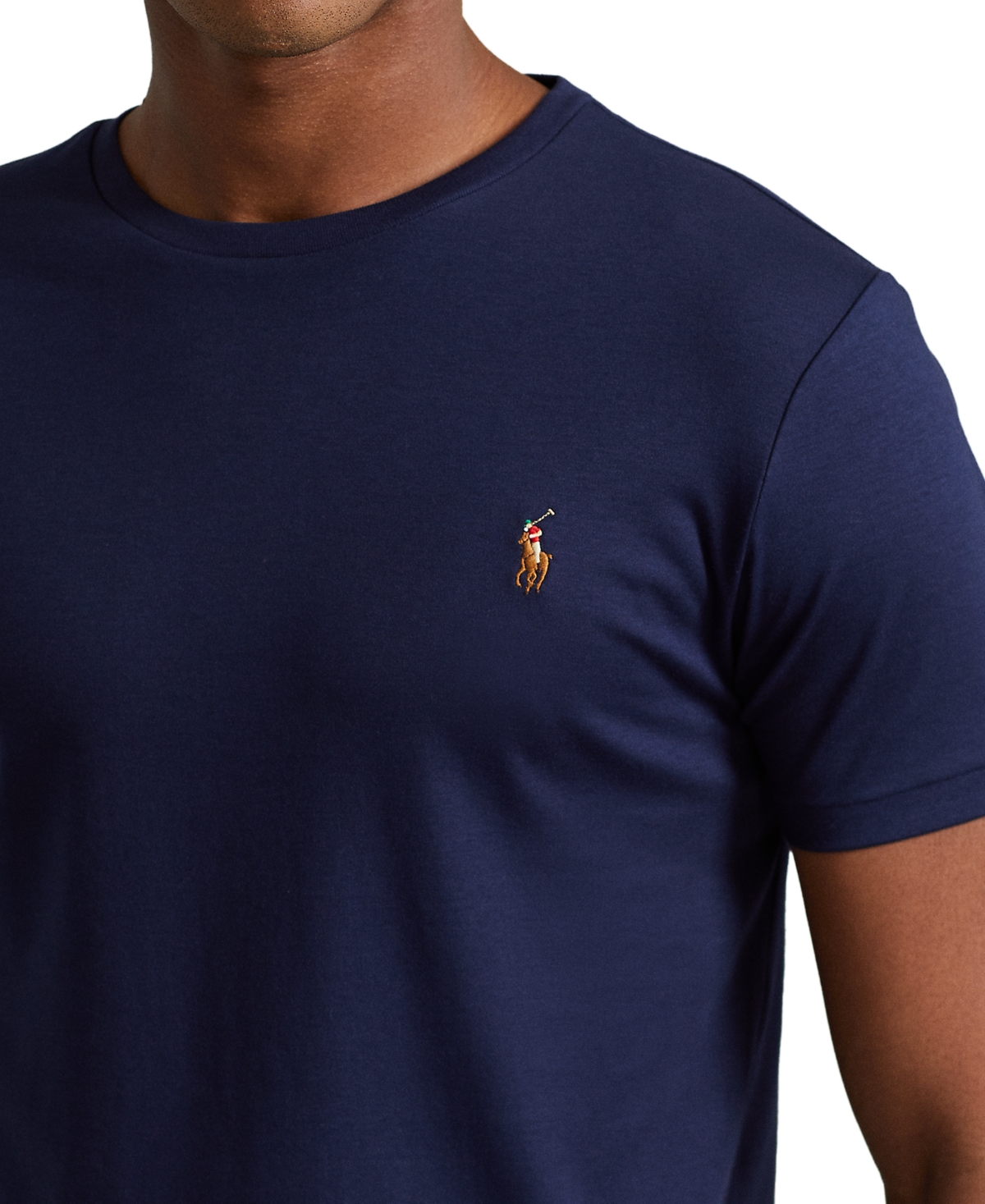 Polo Ralph Lauren Men's Custom Slim Fit Soft Cotton T-shirt In Blue