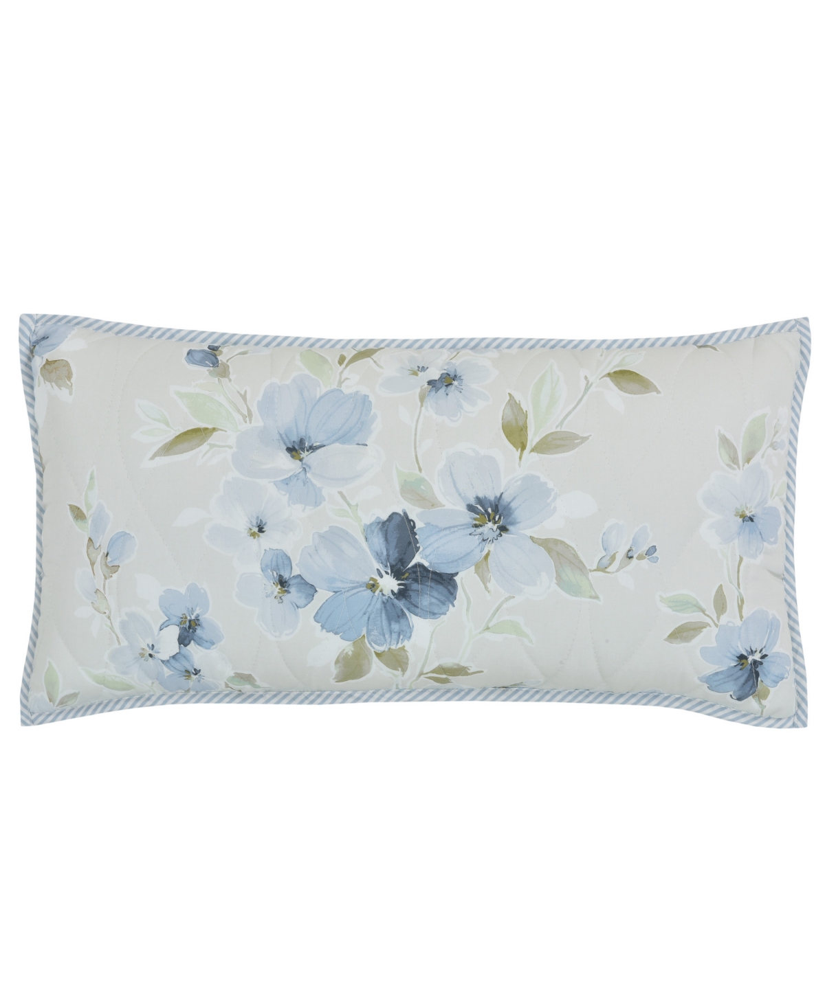 Piper & Wright Cecelia Decorative Pillow, 12" X 24" In Blue
