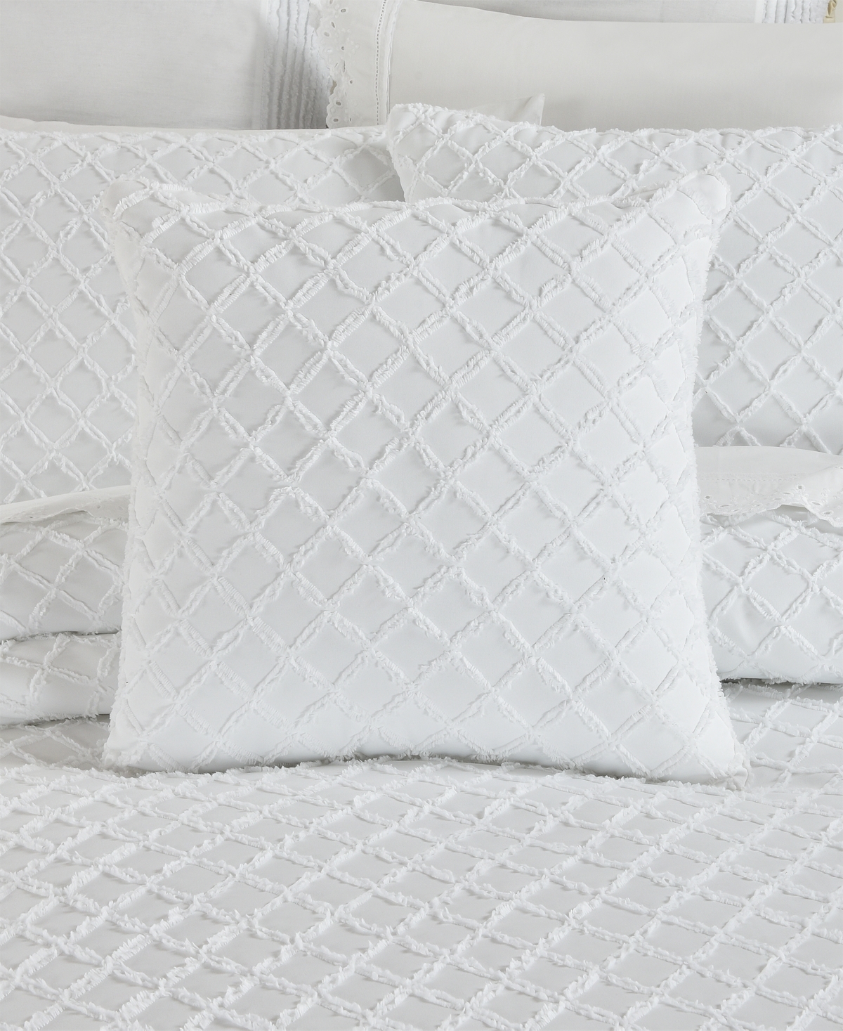 Piper & Wright Lillian Decorative Pillow, 20" X 20" In White