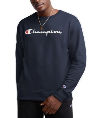 Champion - Men's Powerblend Fleece Logo Sweatshirt