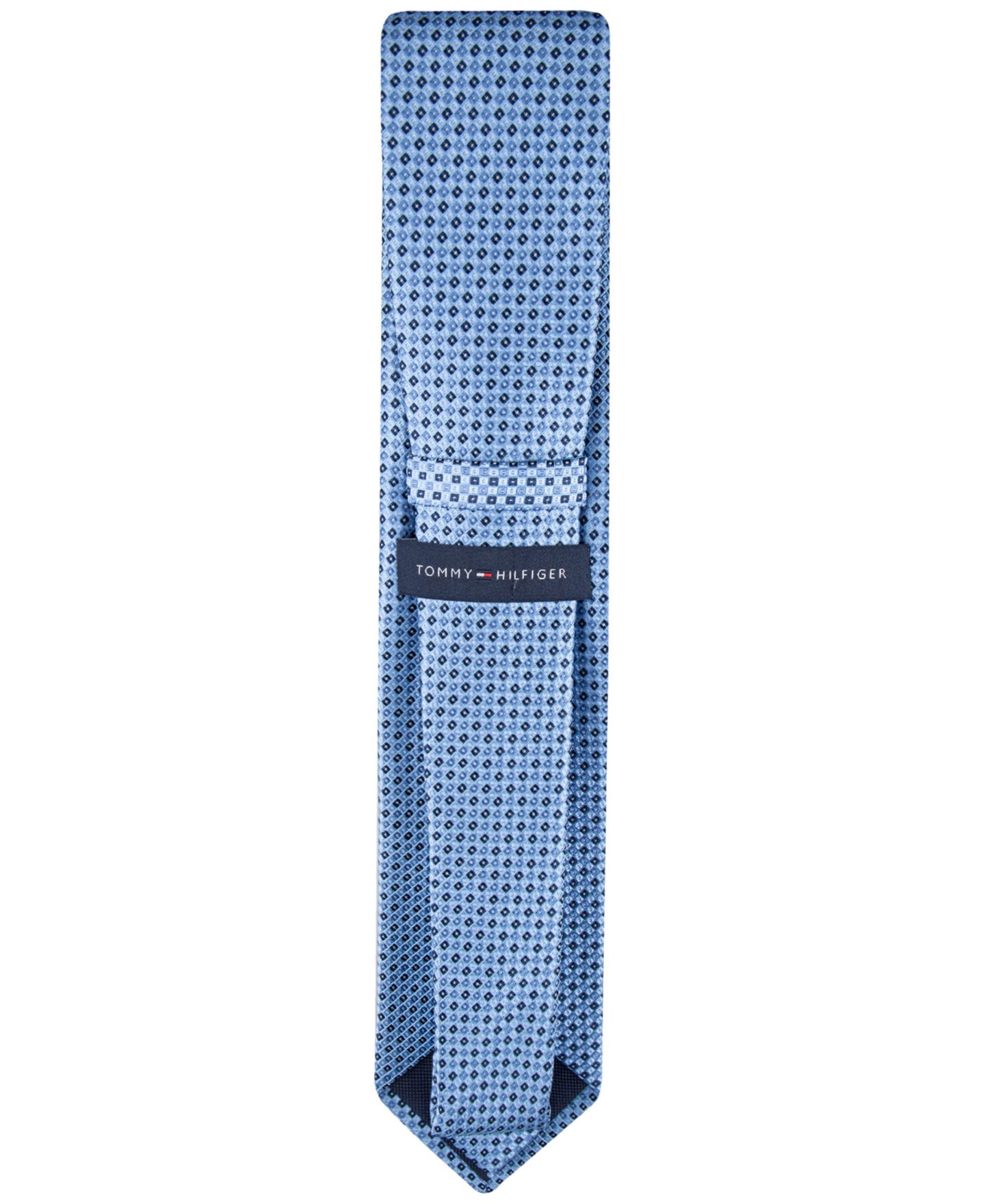 Мужской галстук Tommy Hilfiger Core Micro-Dot Tie, цвет: Синий — фото 3