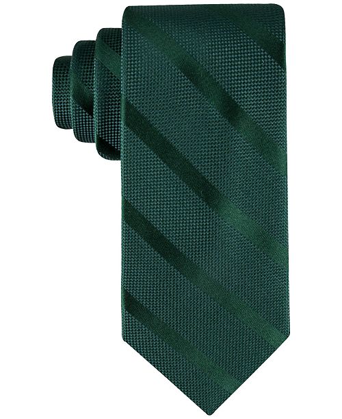 alfani Tommy Hilfiger Men's Solid Textured Stripe Tie Men's Fashion & Accessories