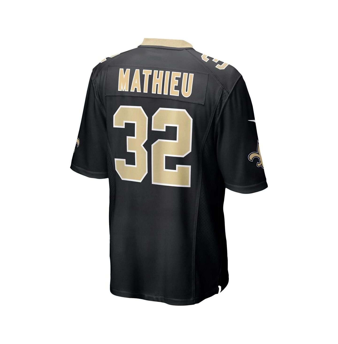 Детское джерси Nike Tyrann Mathieu New Orleans Saints Team Game, цвет: Чёрный — фото 3
