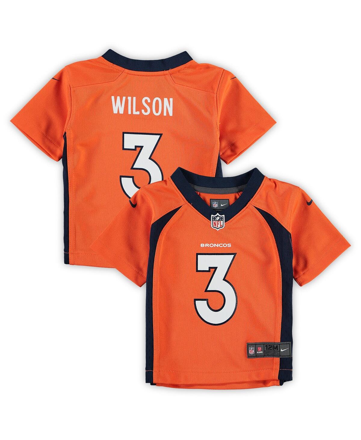 Infant Boys and Girls Nike Russell WilsonDenver Broncos Game Jersey - Orange