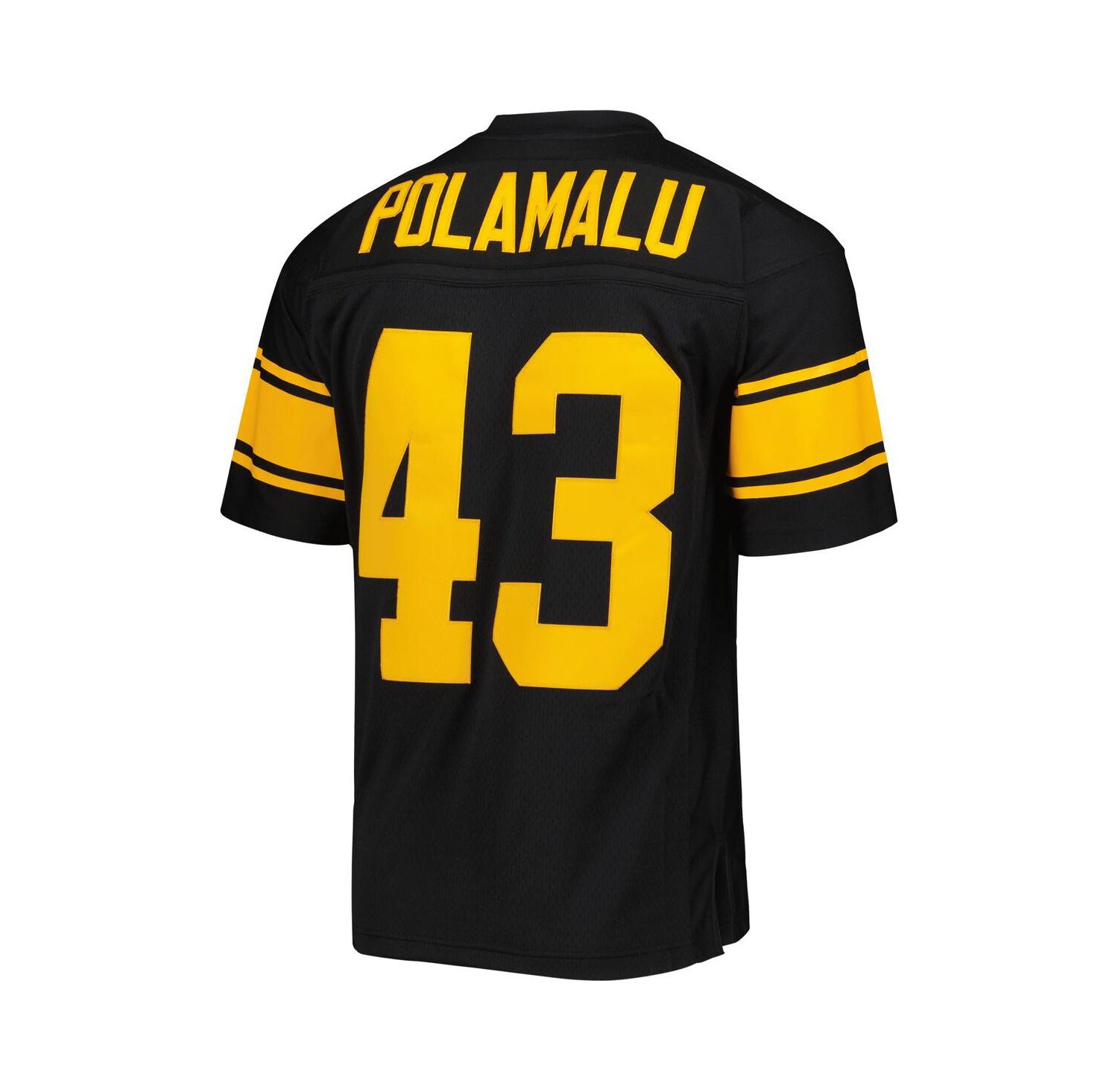 Men's Troy Polamalu Black Pittsburgh Steelers Alternate 2008 Legacy Replica Jersey