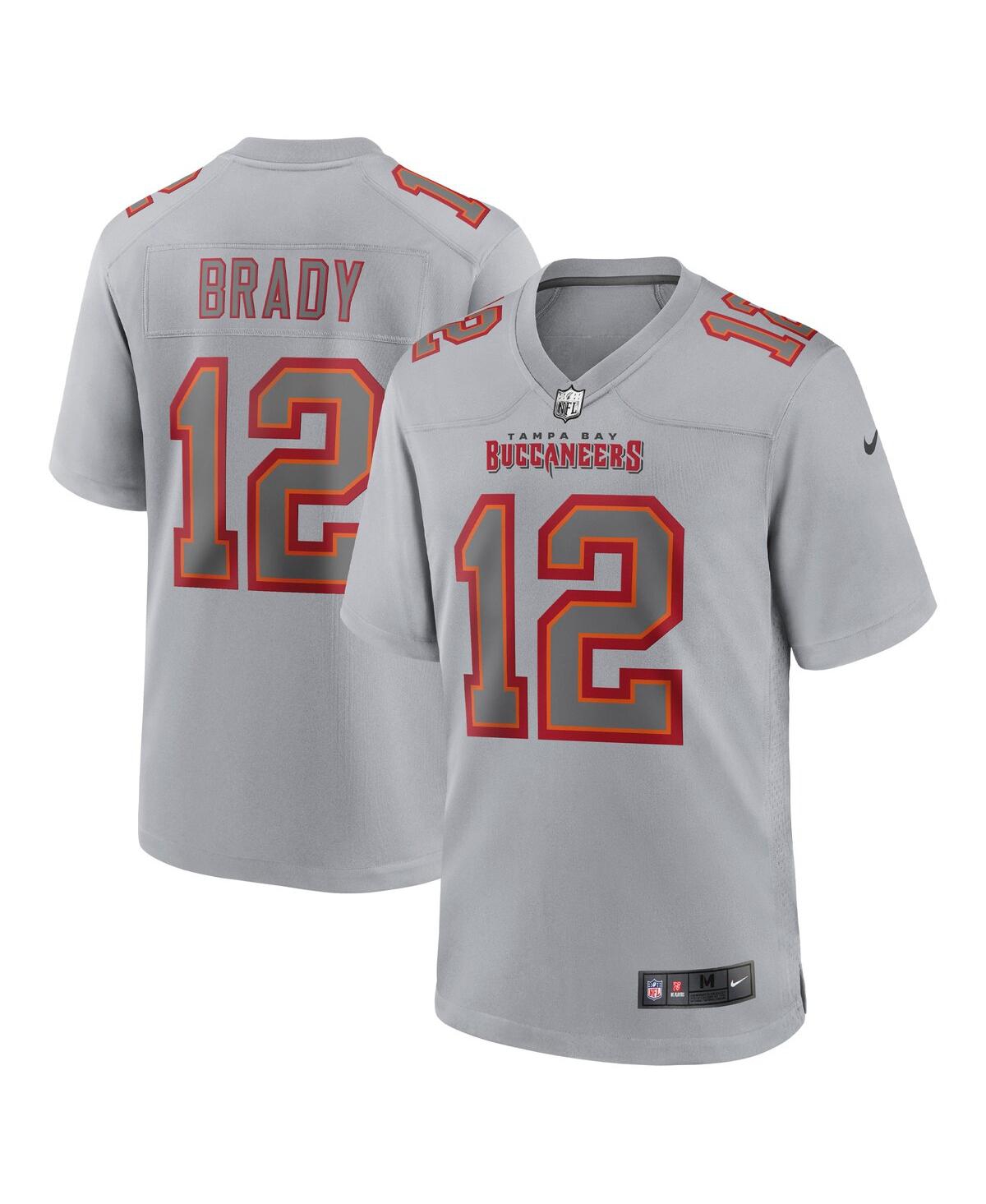 Men's Nike Tom BradyTampa Bay Buccaneers Atmosphere Fashion Game Jersey - Gray