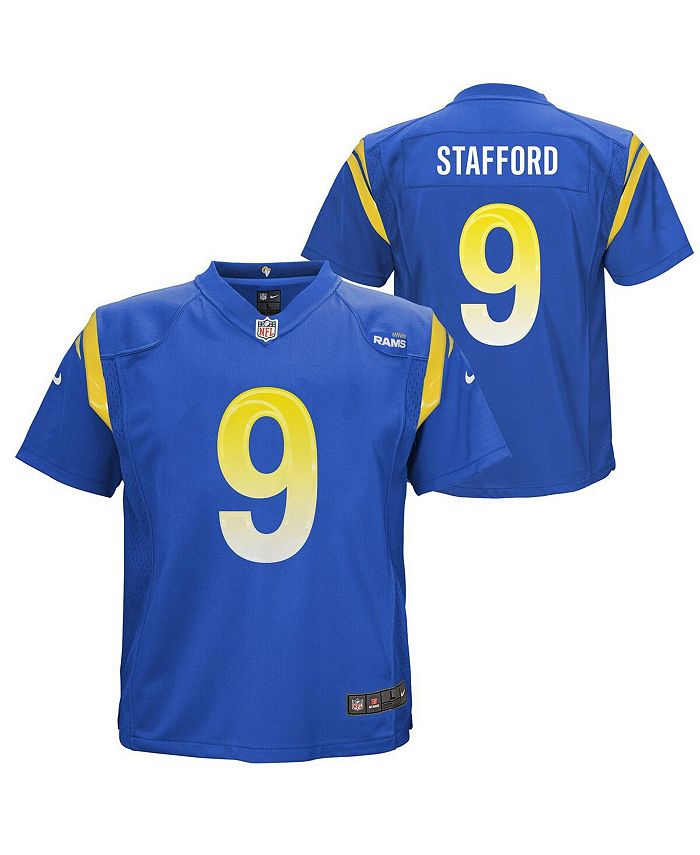 Nike Big Boys Matthew Stafford White Los Angeles Rams Game Jersey - Macy's