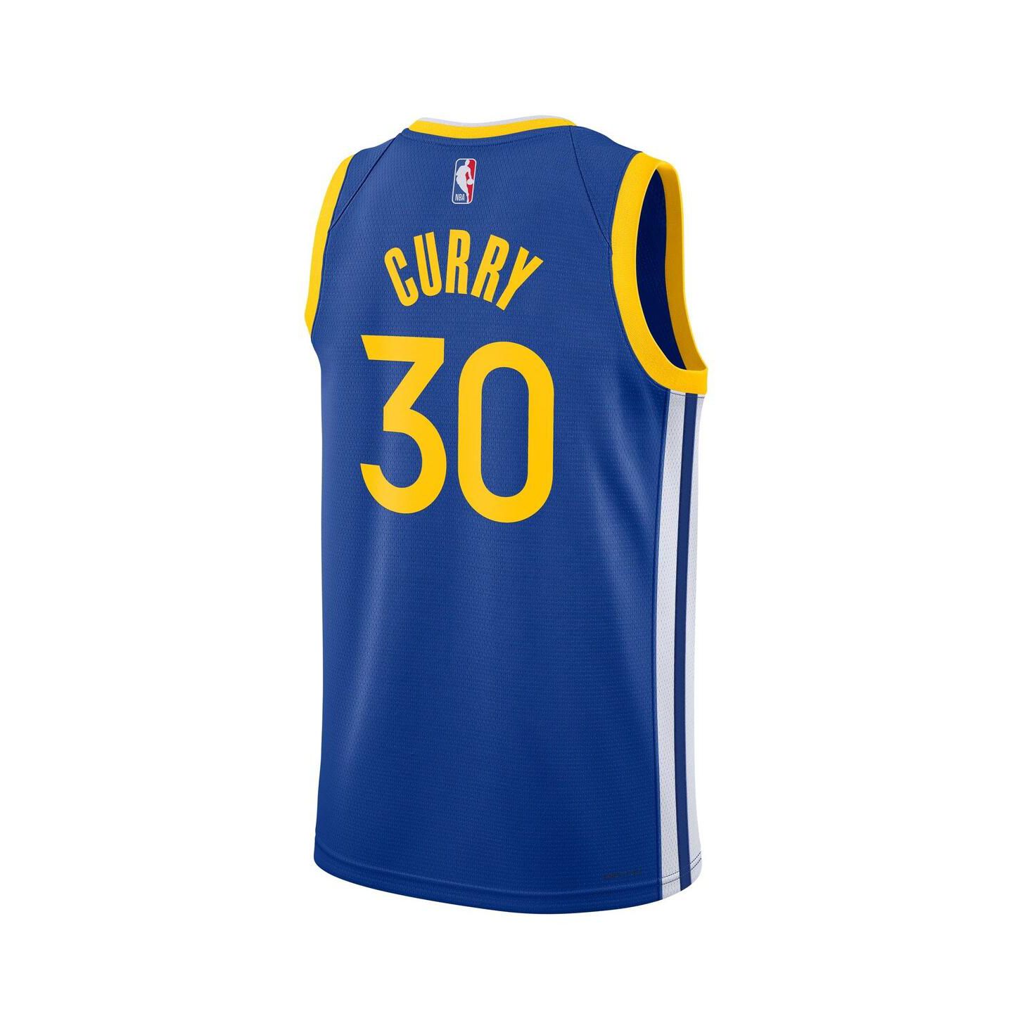 Топ Nike Stephen Curry Golden State Warriors Swingman Jersey, цвет: Королевский синий — фото 3