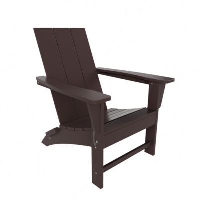 Modern Outdoor Folding Adirondack Chair (Set of 2)