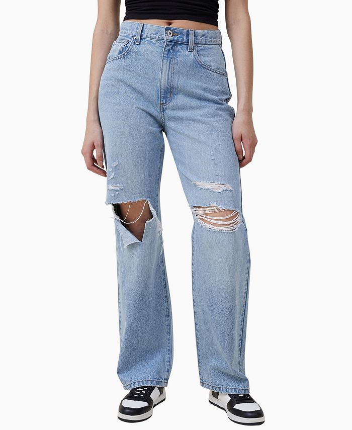 COTTON ON Women's Loose Straight Jeans - Macy's