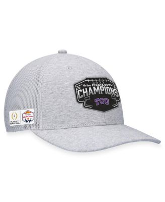 Men's  Heather Gray TCU Horned Frogs College Football Playoff 2022 Fiesta Bowl Champions Adjustable Hat