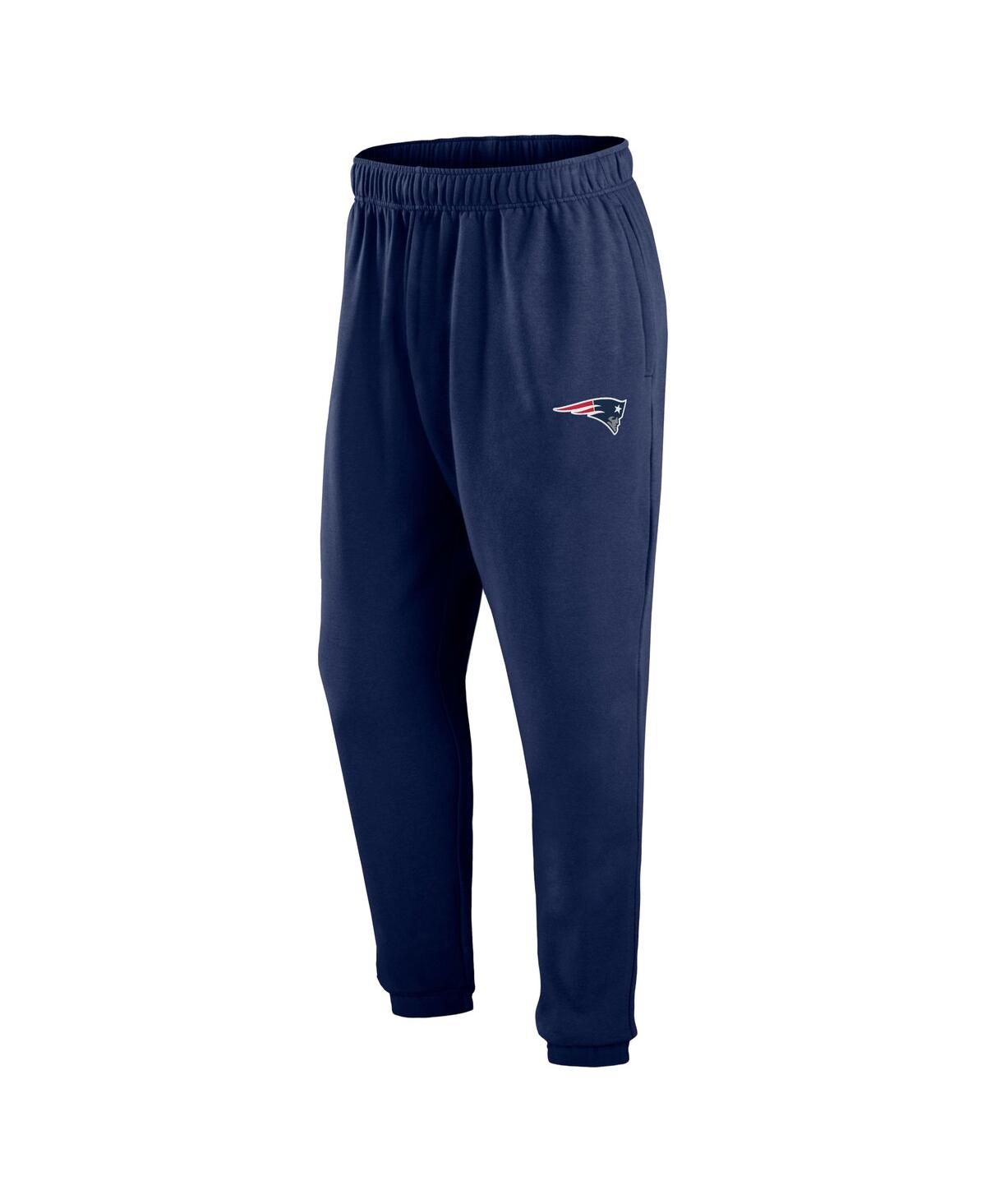 Shop Fanatics Men's  Navy New England Patriots Big And Tall Tracking Sweatpants