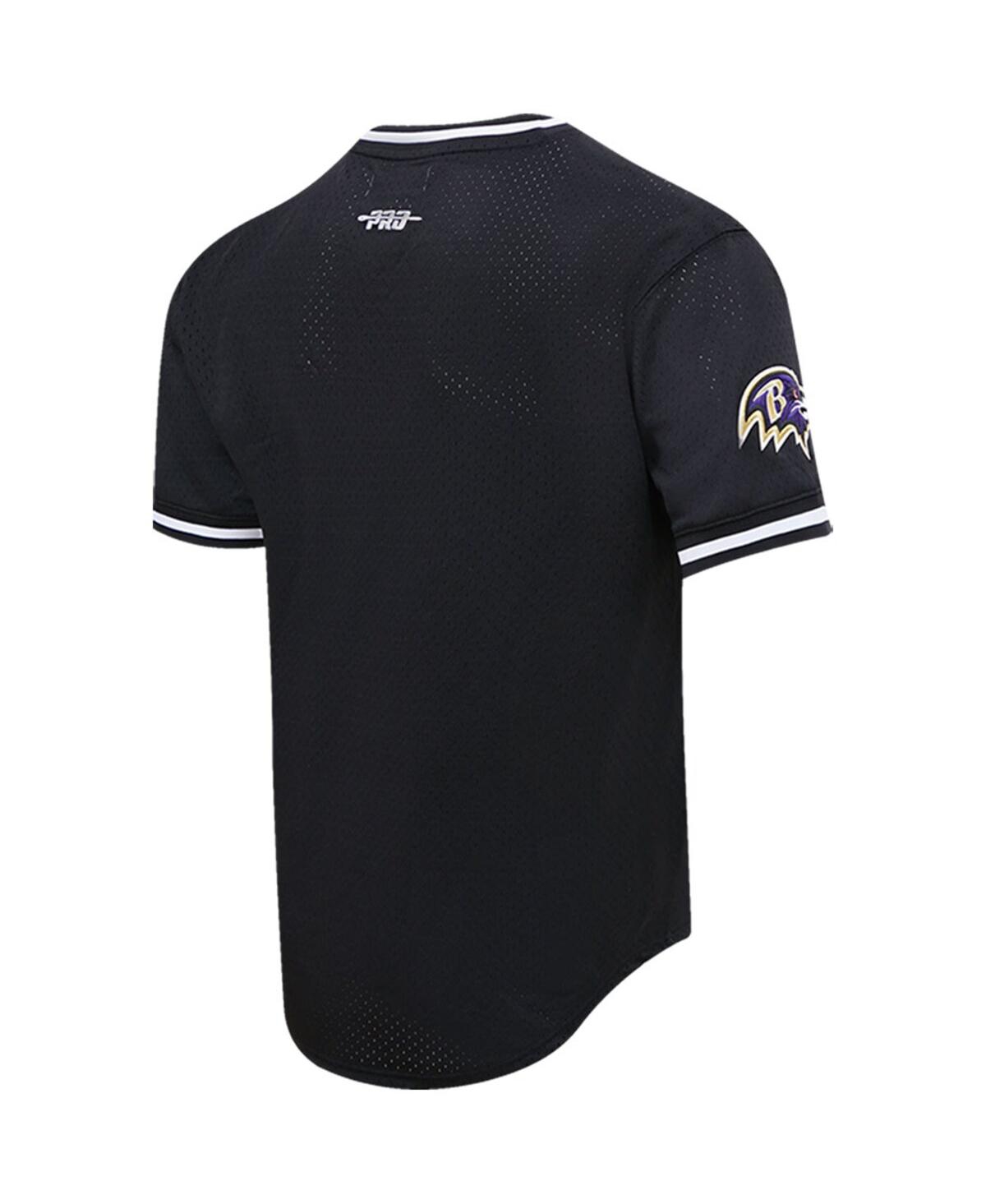 Pro Standard Men's  Lamar Jackson Black Baltimore Ravens Mesh Player Name And Number Top In Black