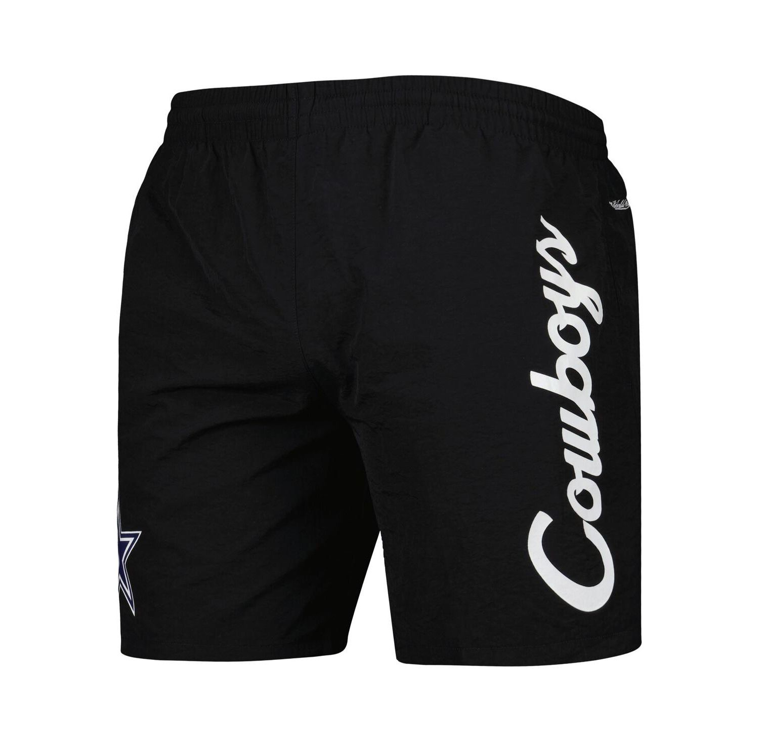 Men's Black Dallas Cowboys Team Essentials Nylon Shorts