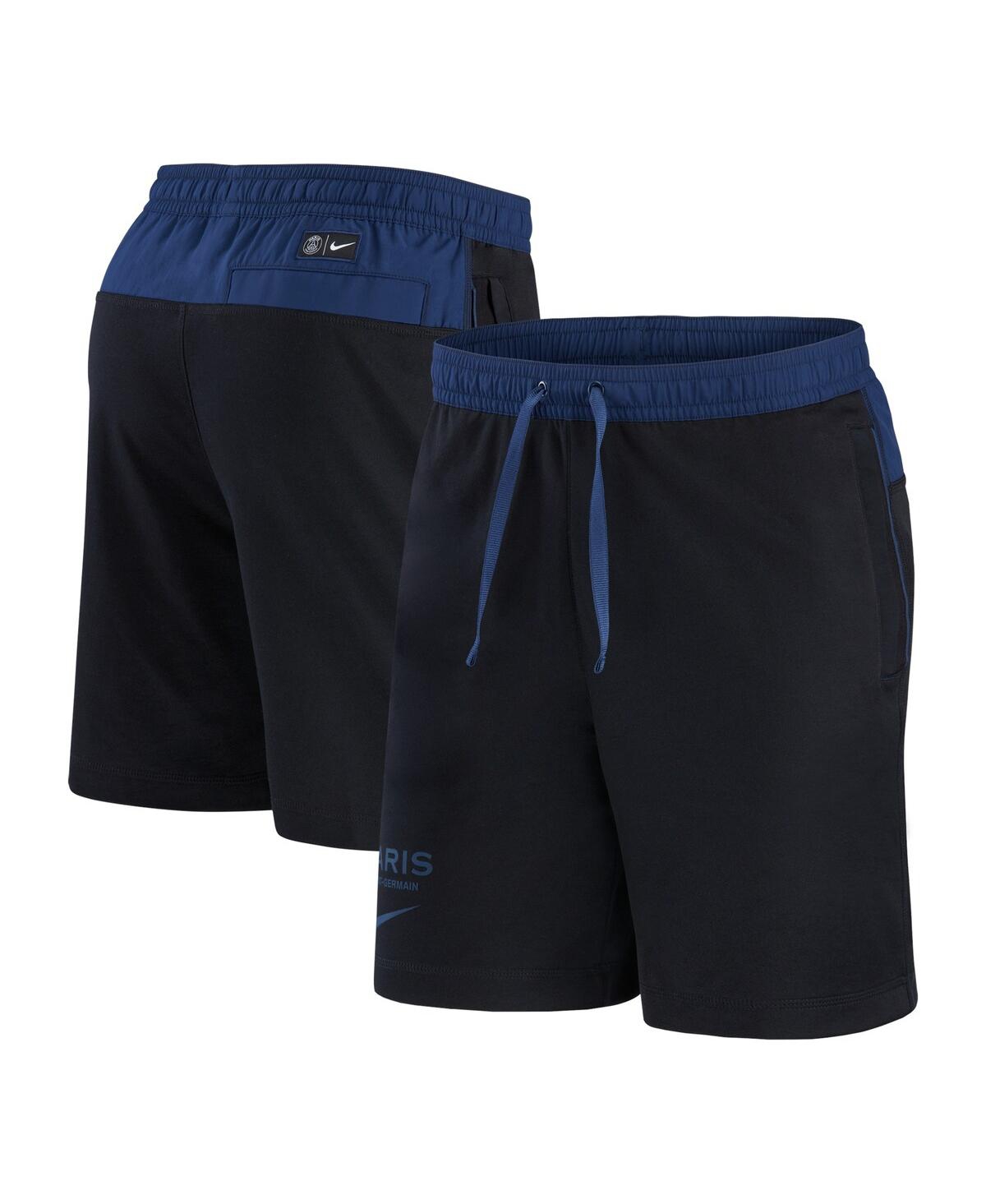 Men's NikeParis Saint-Germain Travel Shorts - Black