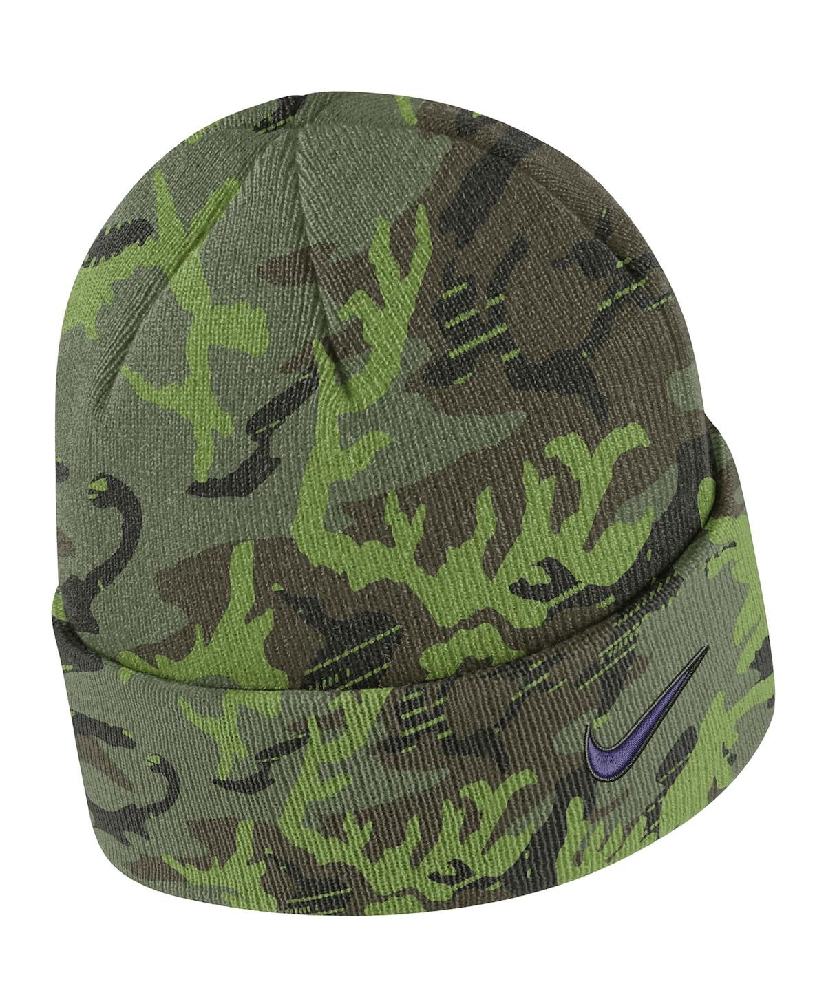 Men's NikeTcu Horned Frogs Veterans Day Cuffed Knit Hat - Camo