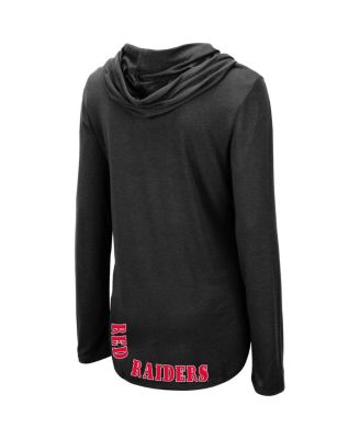 Women's Black Texas Tech Red Raiders My Lover Hoodie Long Sleeve T-shirt