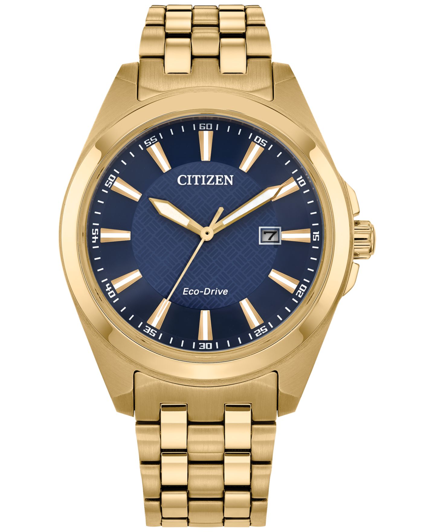 Мужские часы Citizen Eco-Drive Peyten Gold-Tone Stainless Steel Bracelet Watch 41mm — фото 1
