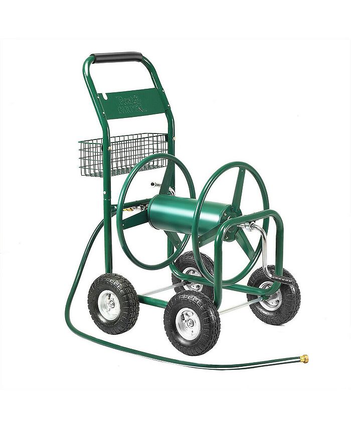 Costway Garden Water Hose Reel Cart 300FT Outdoor Heavy Duty Yard Planting  W/Basket - Macy's