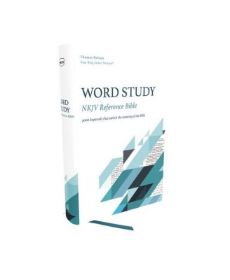 Barnes & Noble NKJV, Word Study Reference Bible, Hardcover, Red Letter ...