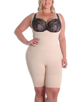 Women's Braless Smoothing High Back Shaping Bodysuit