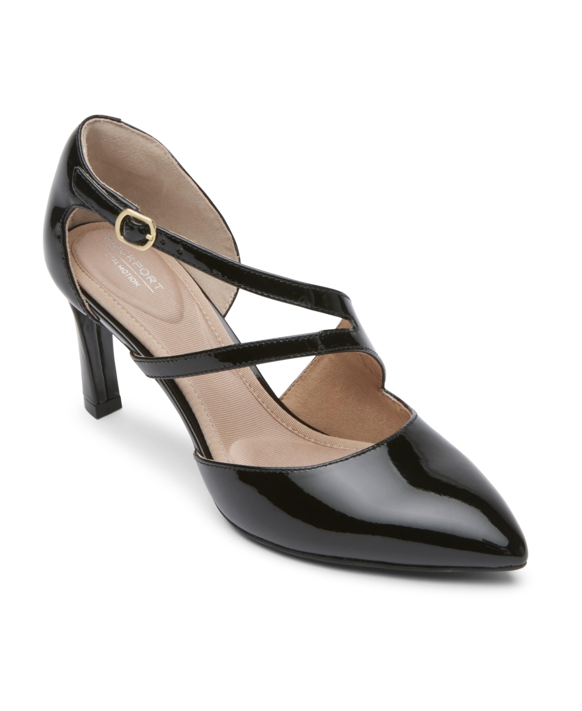 Rockport Sheehan Total Motion Pump In Black Patent Leather