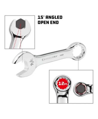 7 Piece SAE Stubby Combination Wrench Set