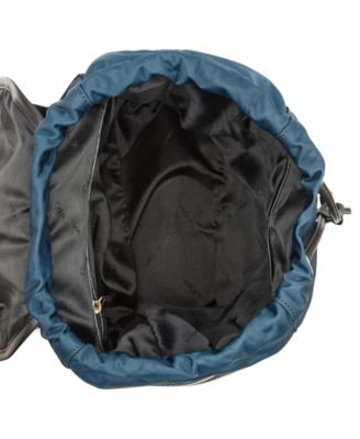 CALVIN KLEIN Talia Dressy Nylon Backpack In Navy & Brown calvin klein backpack products for sale | eBay main image 4
