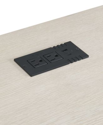 Maren 42" Wood Drop Front Drawer Writing Desk