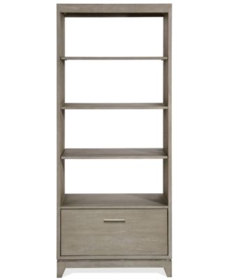 Rafferty 76" Wood Drawer Bookcase