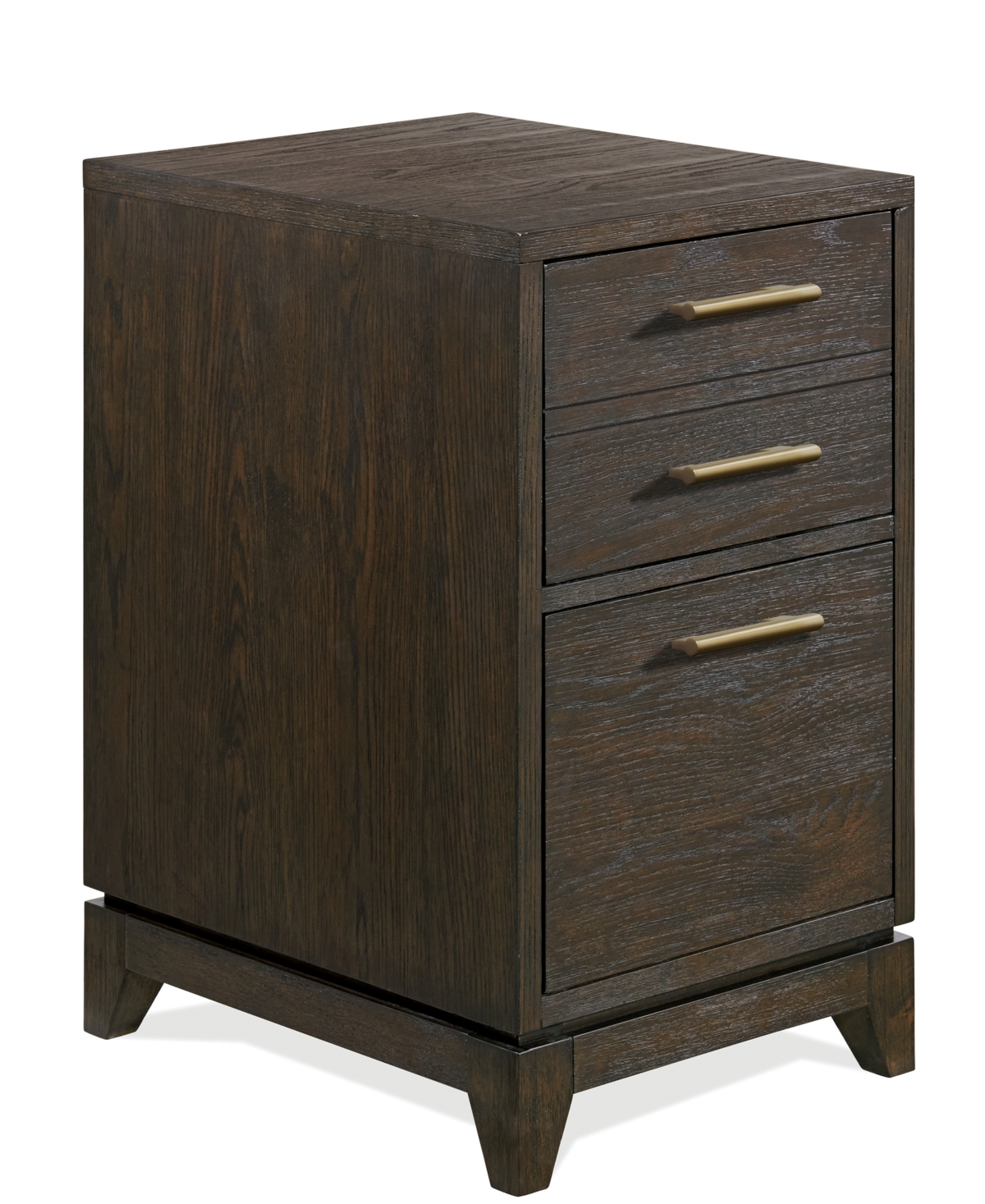 Furniture Rafferty 30" Wood Dovetail Joinery File Cabinet In Umber