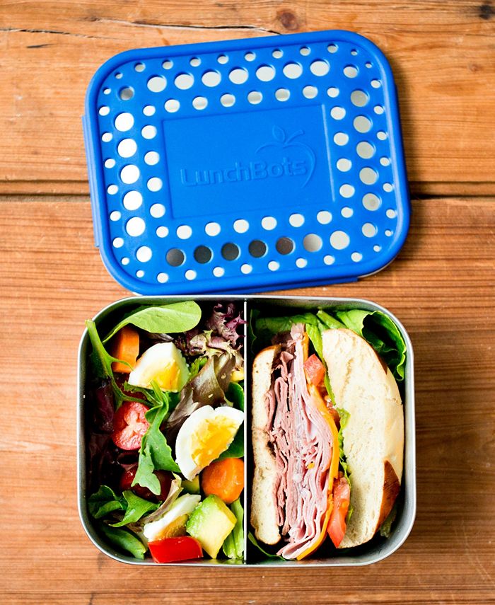 LunchBots Stainless Steel Bento Lunch Box 2 Sections Macy's
