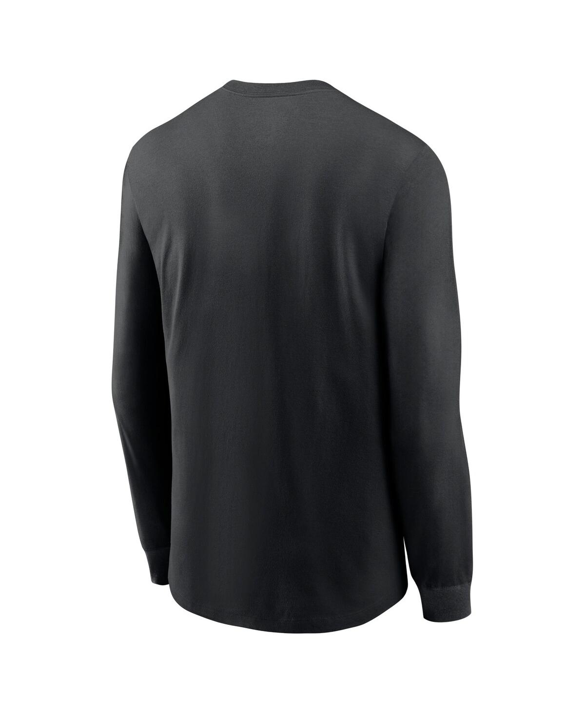 Men's NikeCincinnati Bengals 2022 Afc North Division Champions Locker Room Trophy Collection Long Sleeve T-shirt - Black