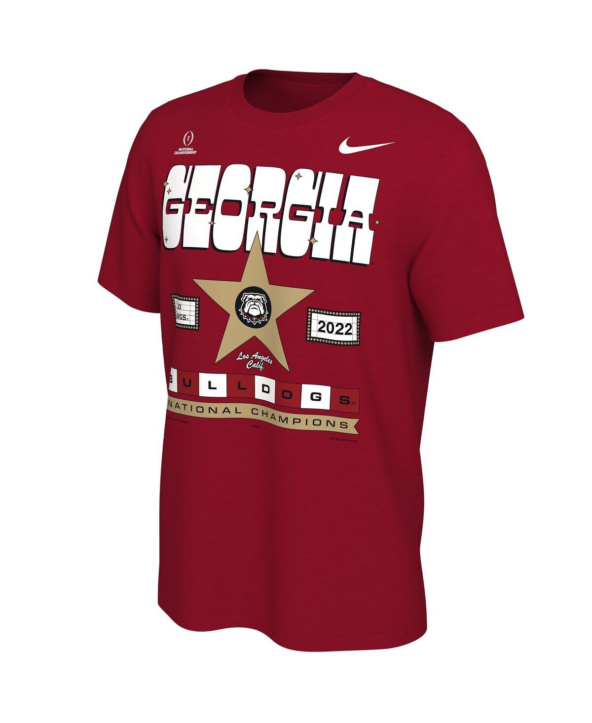 Shop Nike Men's  Red Georgia Bulldogs College Football Playoff 2022 National Champions Celebration T-shirt