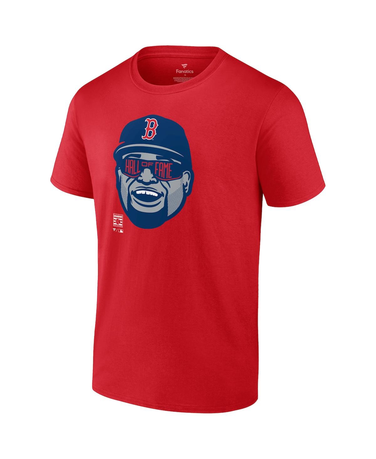 Fanatics Branded David Ortiz Red Boston Red Sox Hall Of Fame T-shirt In Red