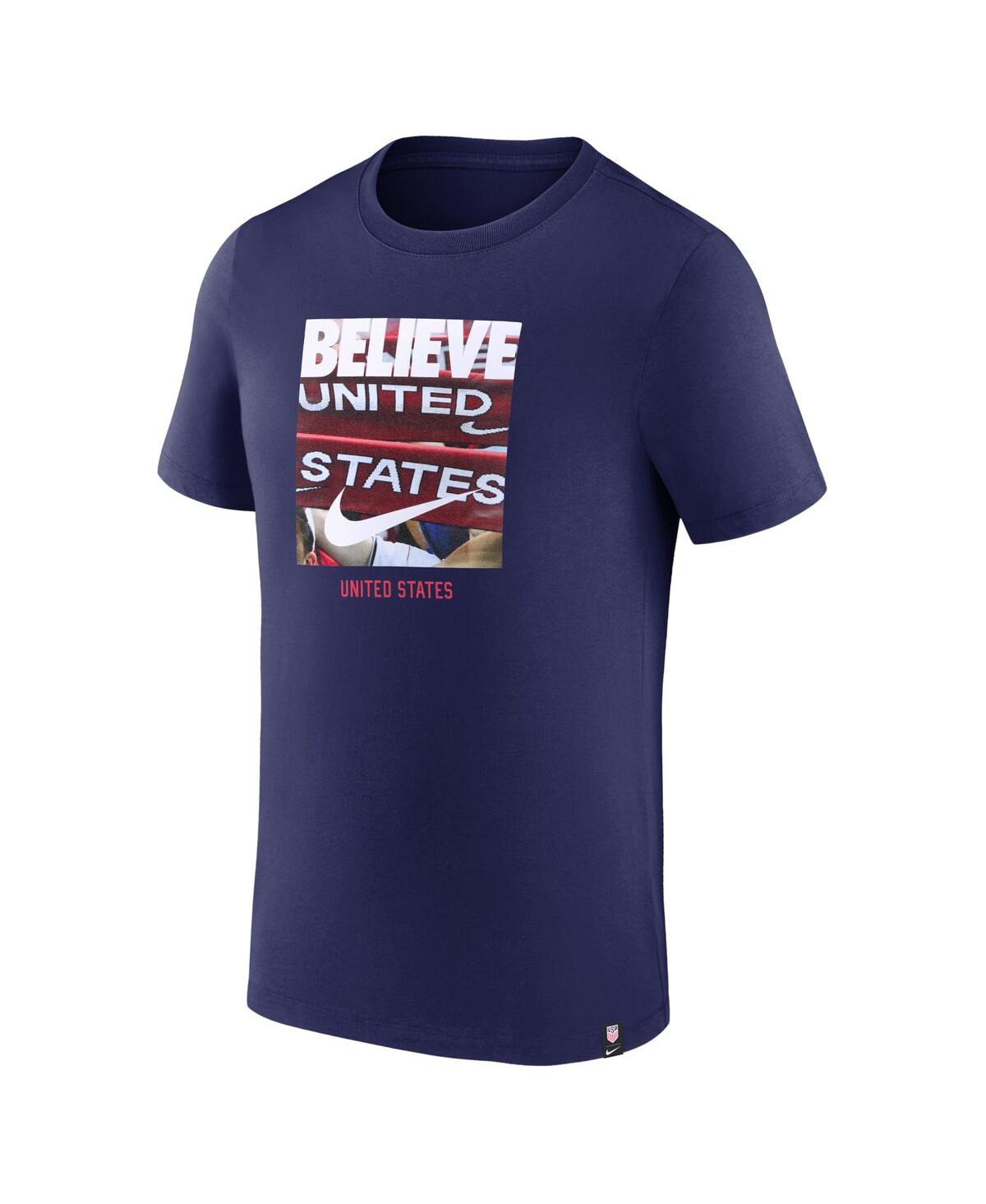 NIKE MEN'S NIKE NAVY USMNT BELIEVE T-SHIRT 