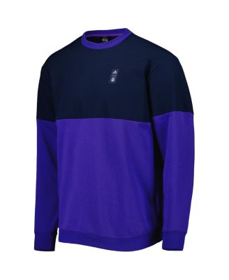 Men's Navy and Purple Argentina National Team Graphic Pullover Sweatshirt