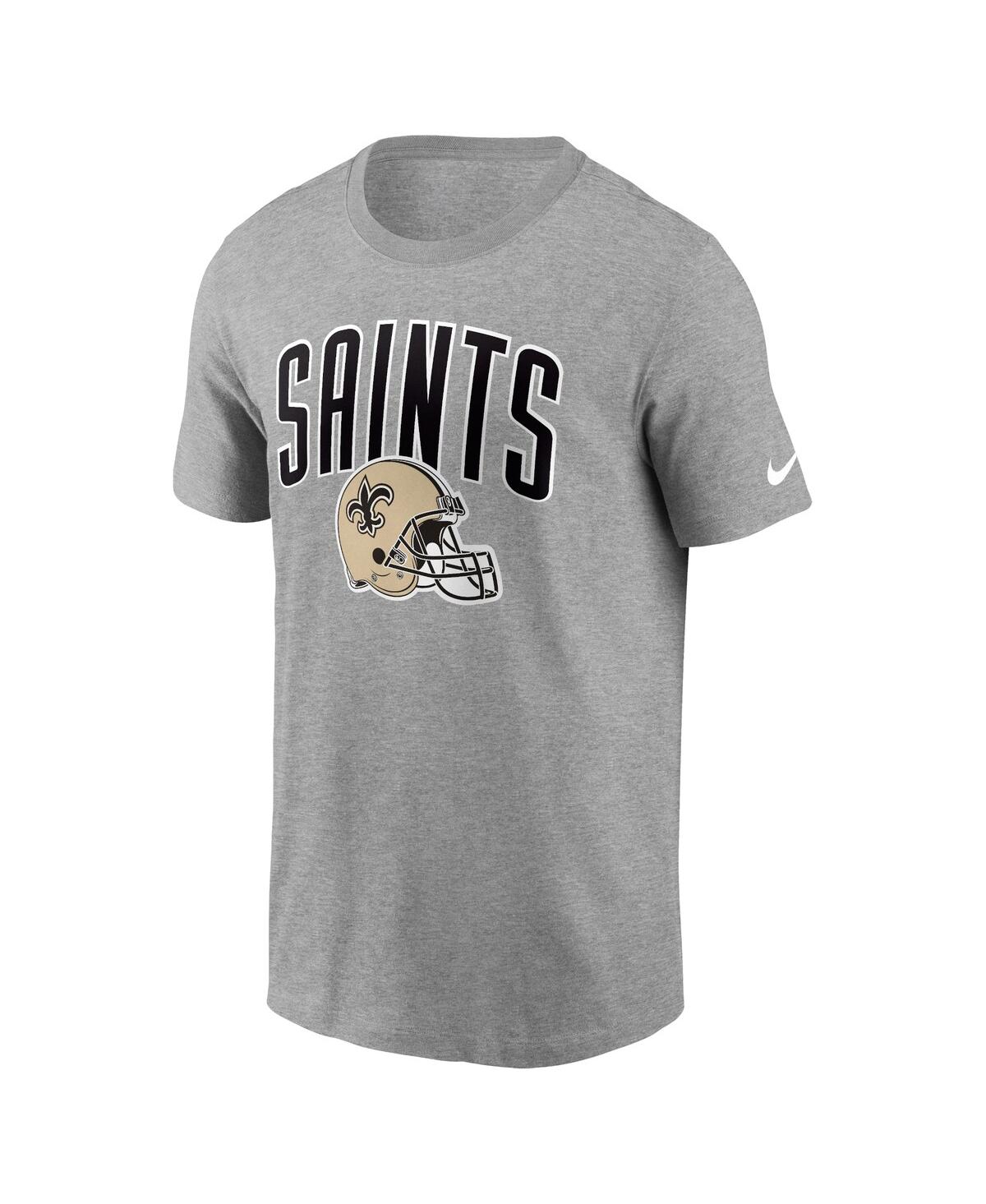 Shop Nike Men's  Heathered Gray New Orleans Saints Team Athletic T-shirt