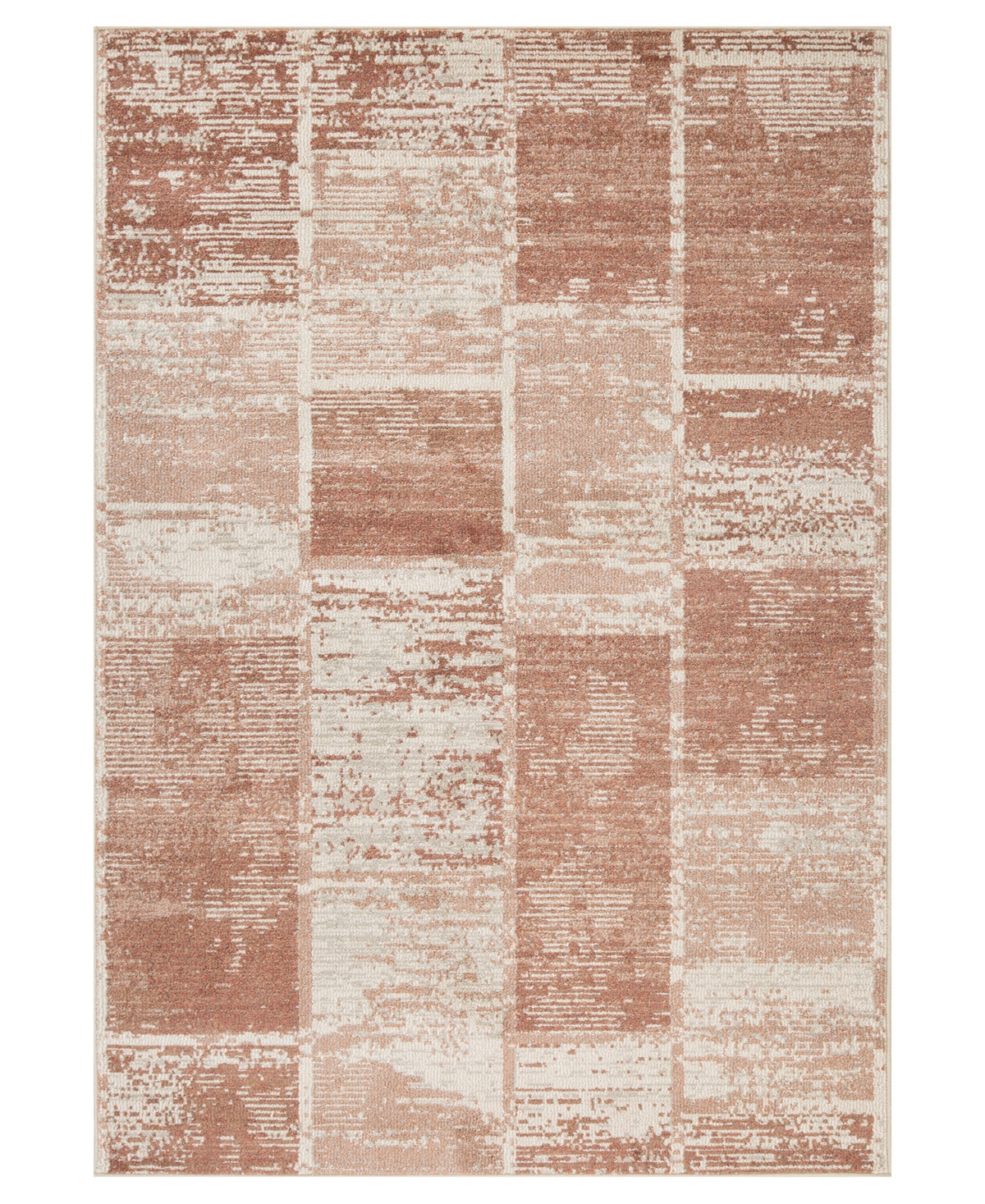Km Home Poole Pol01 6'7" X 9' Area Rug In Mist