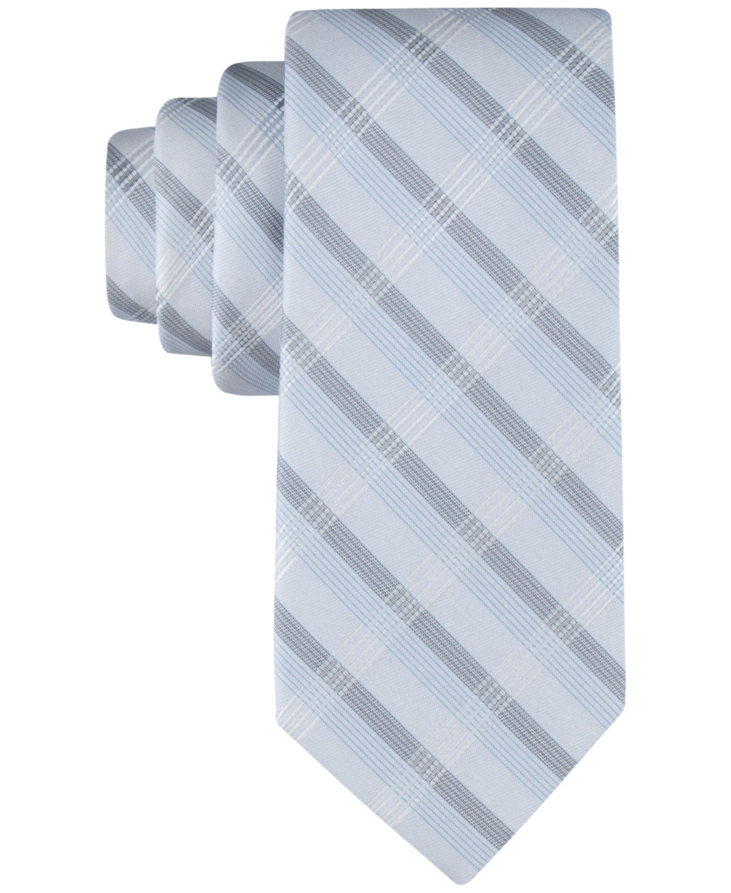 Men's Creme Plaid Tie
