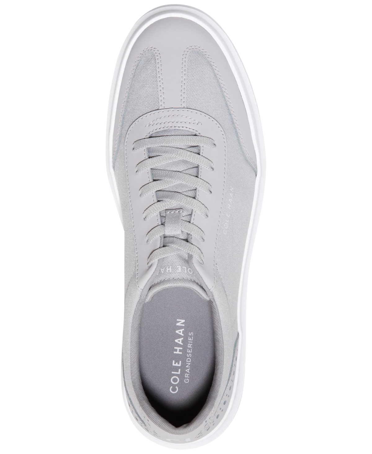 Cole Haan Men's GrandPr Rally Canvas T-Toe Sneaker -optic White