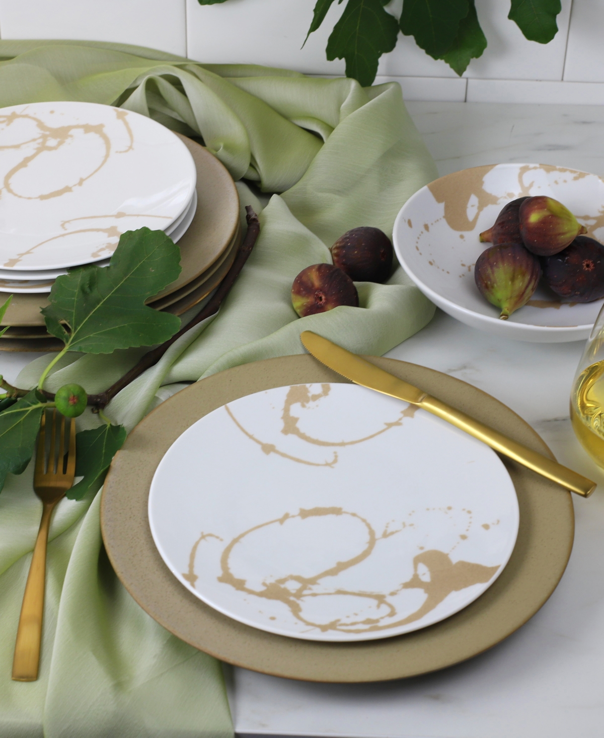 Euro Ceramica Nile 12 Pc. Dinnerware Set, Service for 4