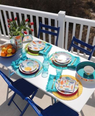 Fresh Catch Canape Plates, Set of 4