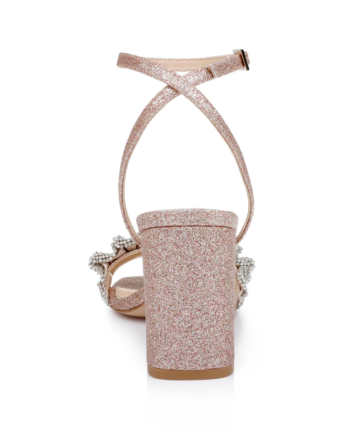 Jewel Badgley Mischka Women's Rita Block Heel Evening Sandals