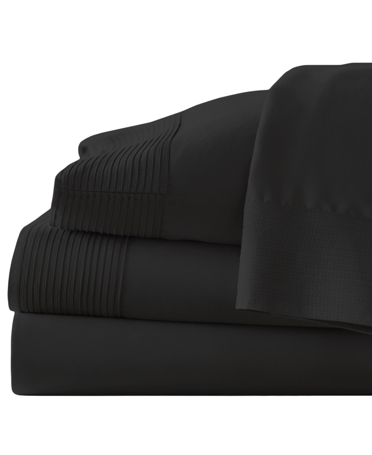 Southshore Fine Linens Classy Pleated 21" Extra deep, Pocket Sheet Set