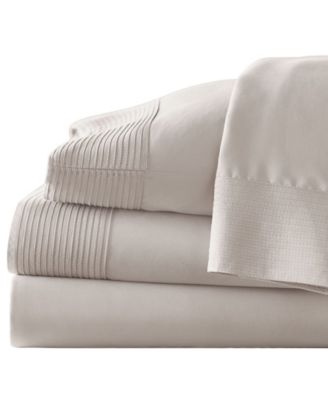 Classy Pleated 21" Extra Deep Pocket Sheet Set, Queen