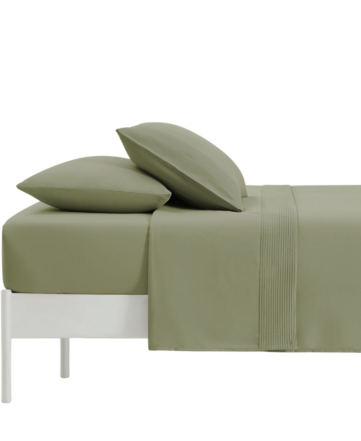 Southshore Fine Linens Classy Pleated 21" Extra deep, Pocket Sheet Set